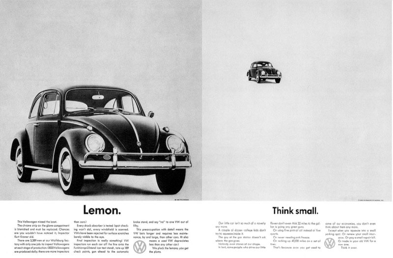 Volkswagen Beetle Ads 1959