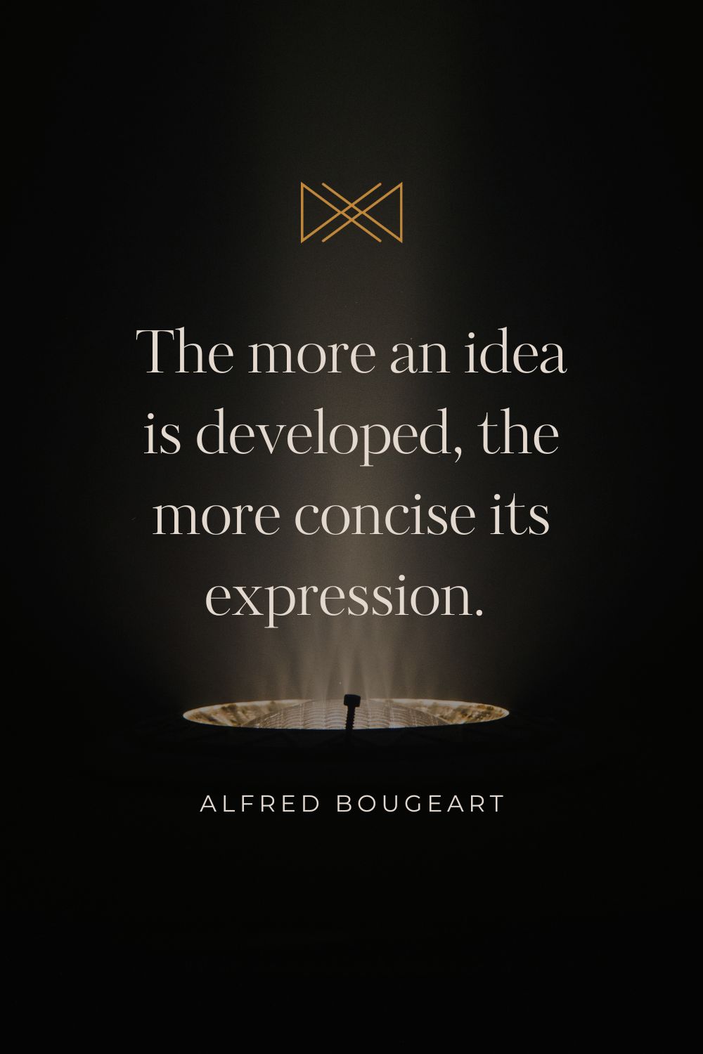 Alfred Bougeart Quote about Ideas