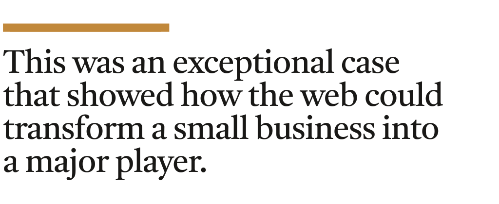 King Arthur Co online success 